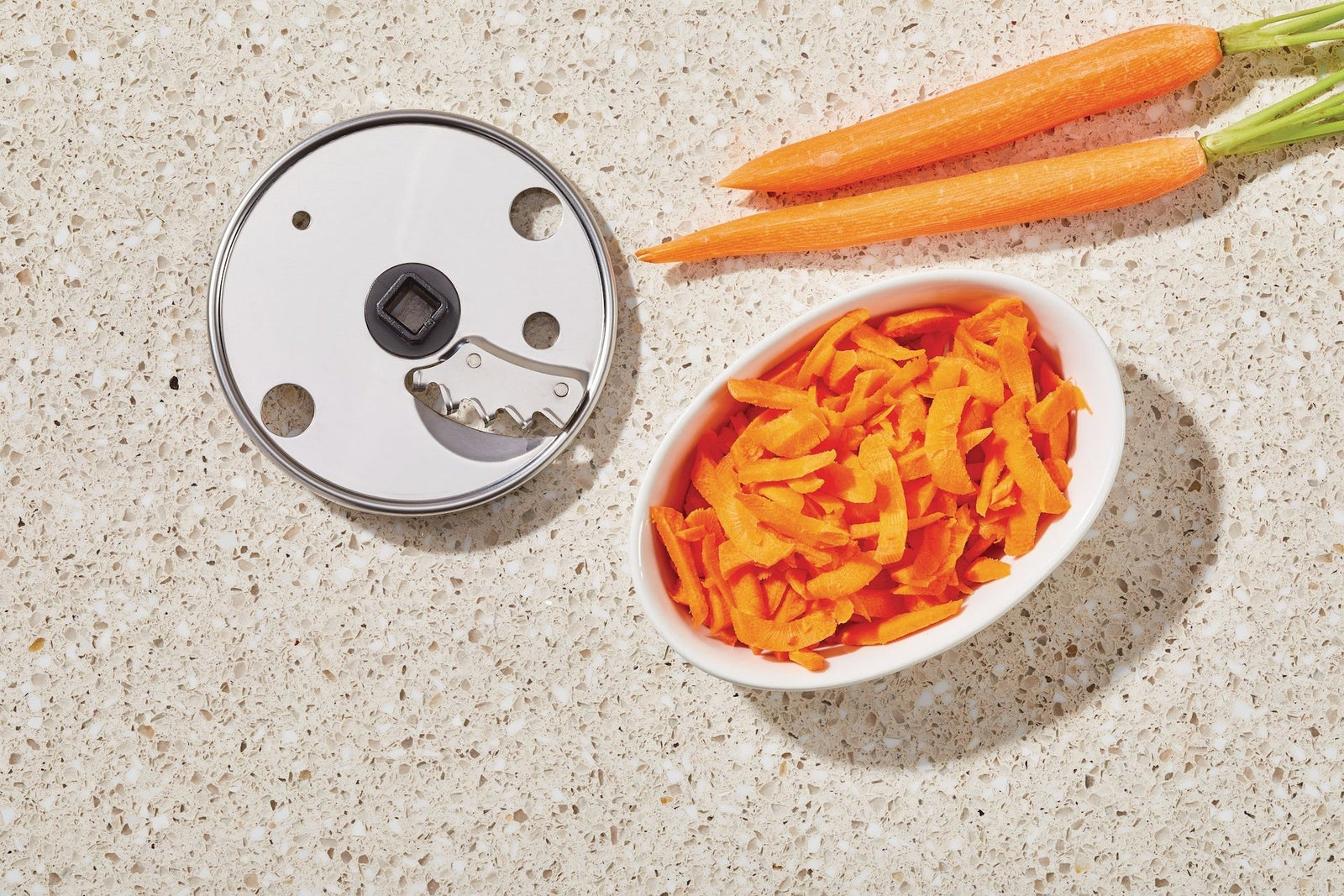 Compact 3-Cup Mini Food Chopper with Storage Case, Silver U2H2 - product image 5
