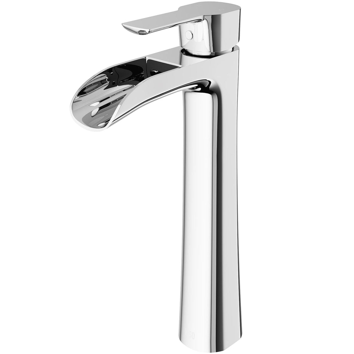Niko Single Handle Vessel Sink Bathroom Faucet with Deck Plate, Chrome Z9S0 - product image 2