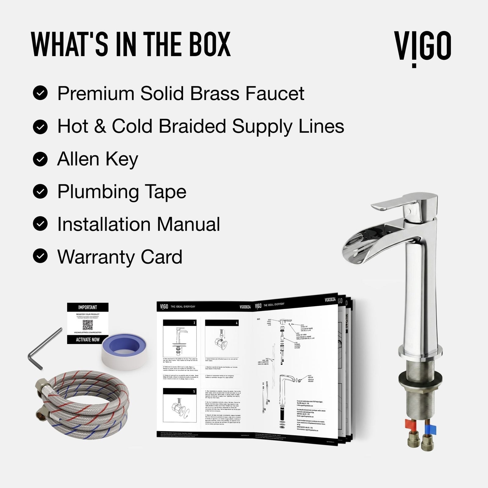 Niko Single Handle Vessel Sink Bathroom Faucet with Deck Plate, Chrome Z9S0 - product image 8