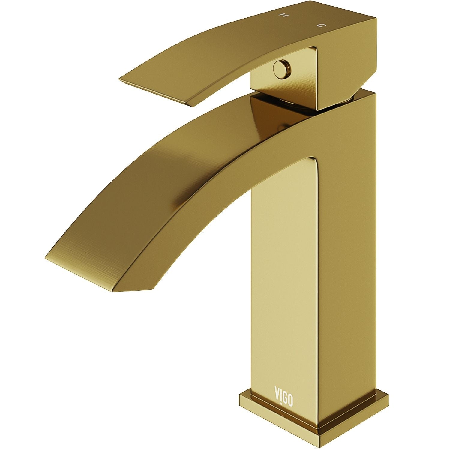 Satro Single Handle Single Hole Bathroom Sink Faucet, WaterSense Certified, Matte Gold D0F7 - product image 2