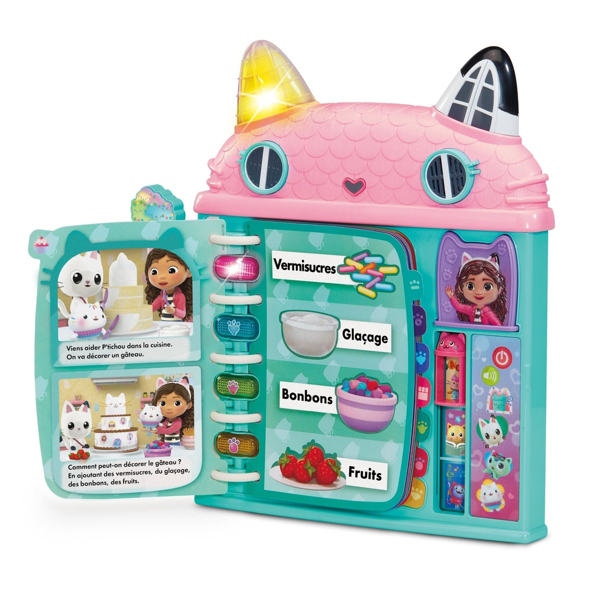 Gabby's Dollhouse Cat-a-Vator Discovery Book, French A6S2 - product image 1