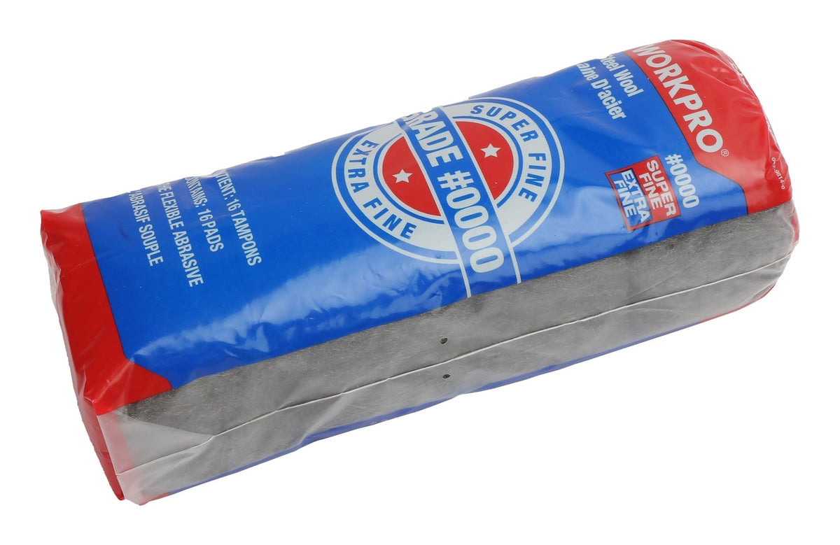 Steel Wool Pads For Multi-Surface Smoothing & Cleaning, Super Fine Grade, 16-pk A9Z5 - product image 2
