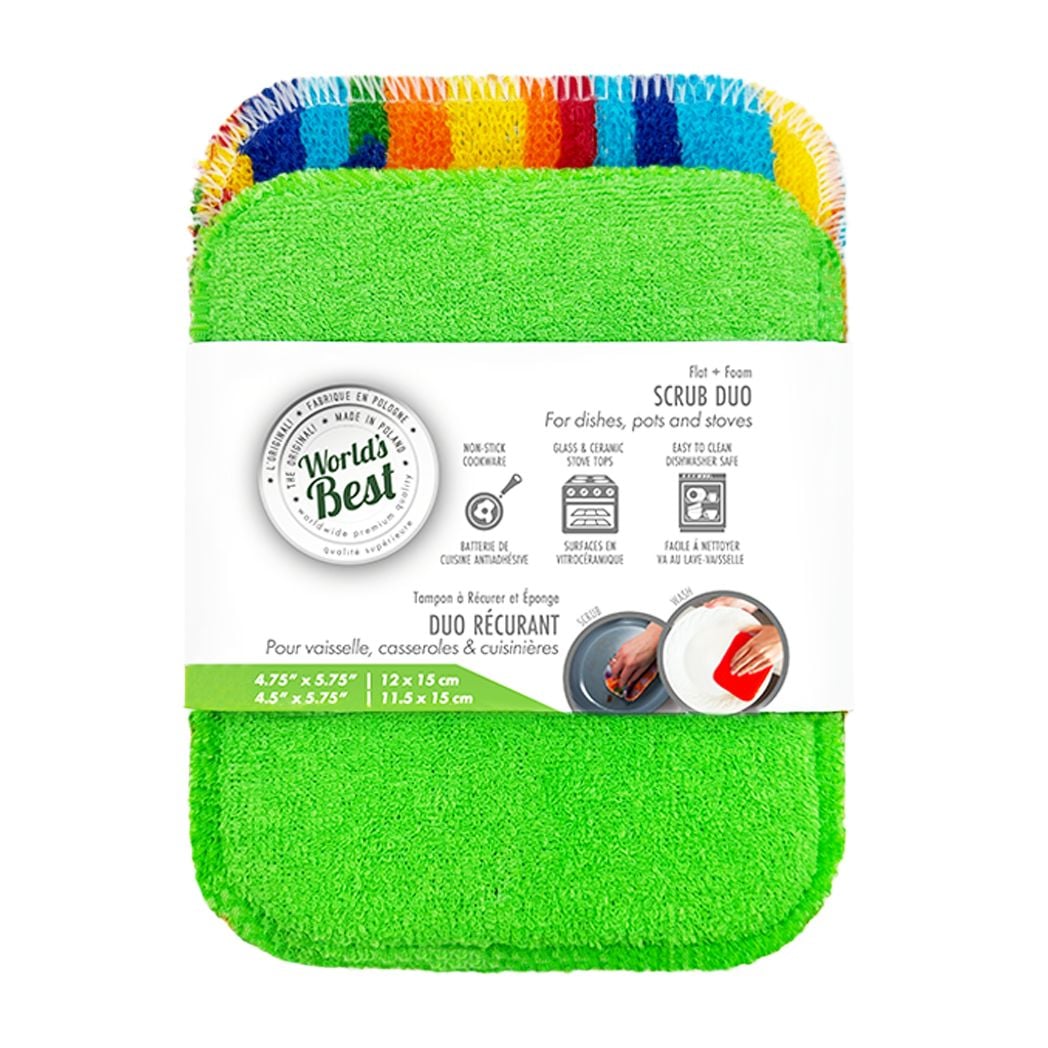 Best Foam Pot Scrubber, Washable, 2-pk P7Y3 - product image 1