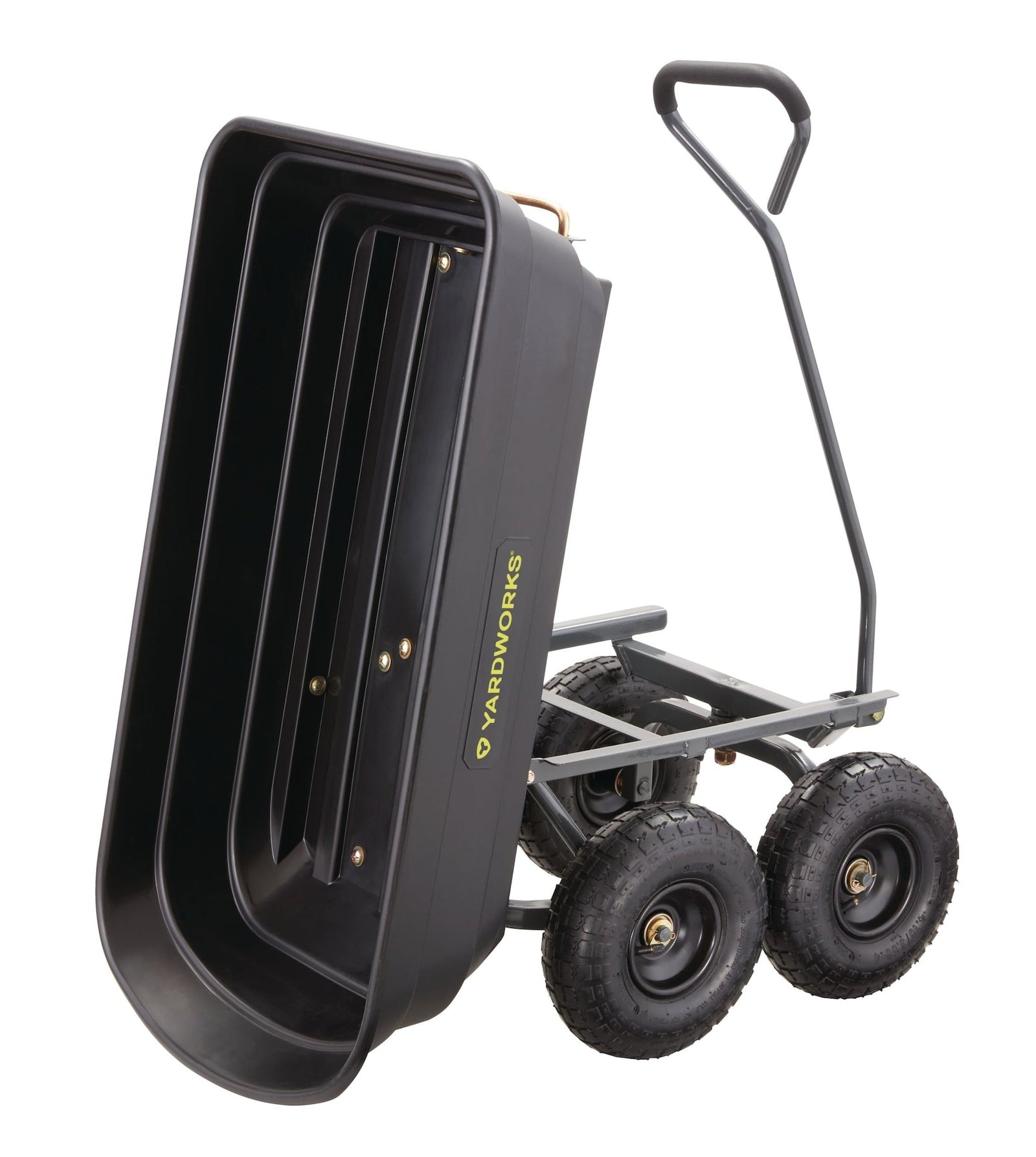 Poly Tray 4-Wheel Garden/Yard Cart, 600-lb E4V1 - product image 2