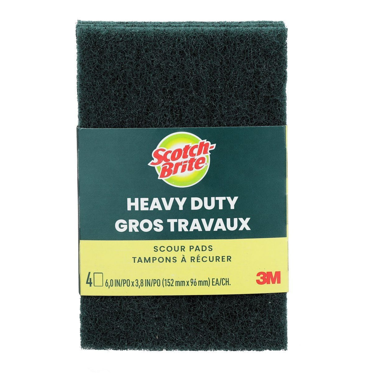 3M Scotch-Brite Heavy Duty Scour Pad, 4-pk C5J1 - product image 1