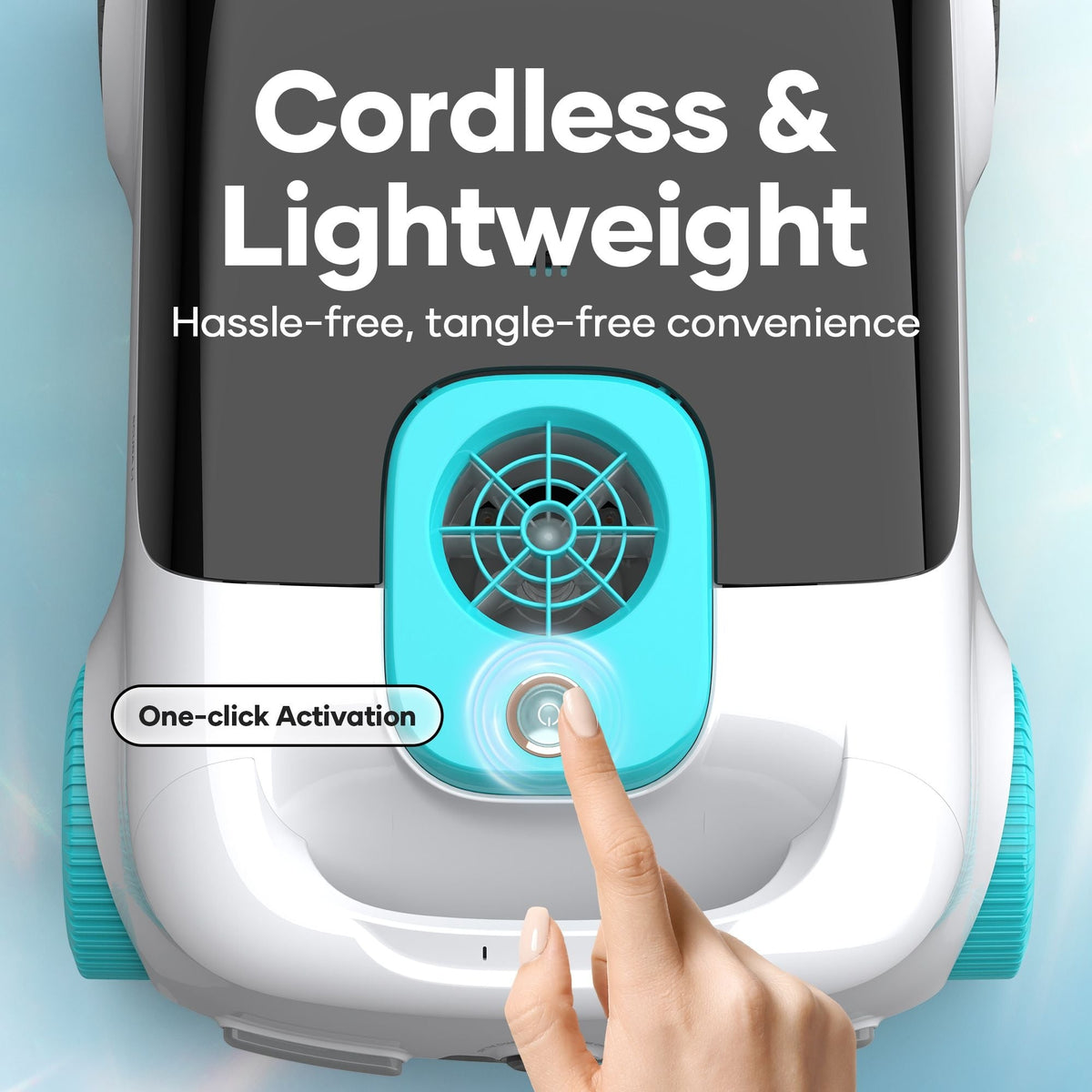 Scuba L1 Cordless Robotic Pool Cleaner, Tri-Motor, Advanced Filtration & Quick Drain, Ideal for Above-Ground Pools up to 1,100-sq.ft. N2F1 - product image 4