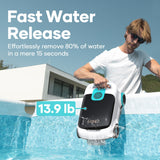 Scuba L1 Cordless Robotic Pool Cleaner, Tri-Motor, Advanced Filtration & Quick Drain, Ideal for Above-Ground Pools up to 1,100-sq.ft. N2F1 - product image 8