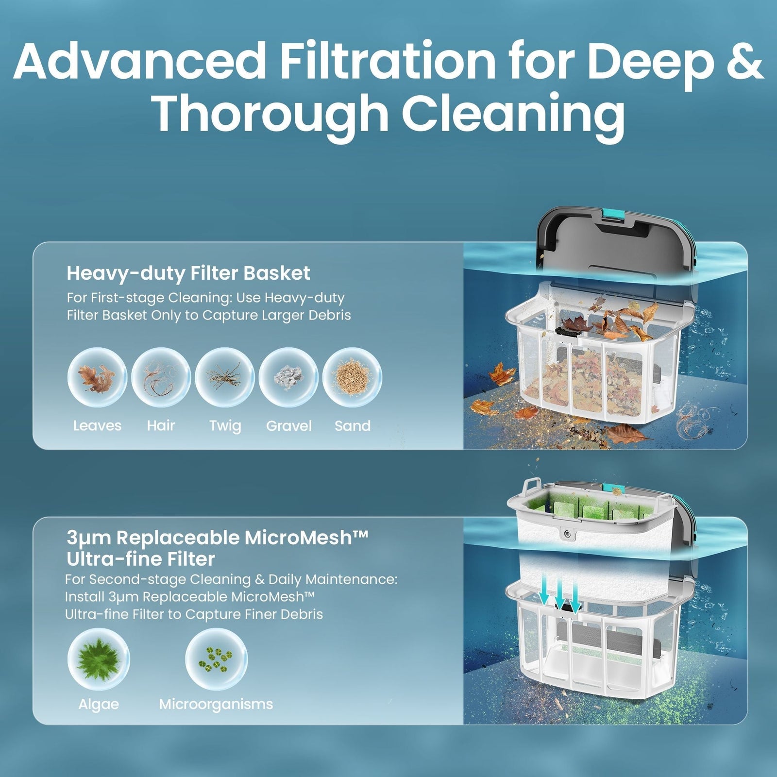 Scuba N1 Max Cordless Robotic In-Ground Robotic Pool Cleaner for In-Ground Pools up to 2150 sq. Ft U0R3 - product image 3
