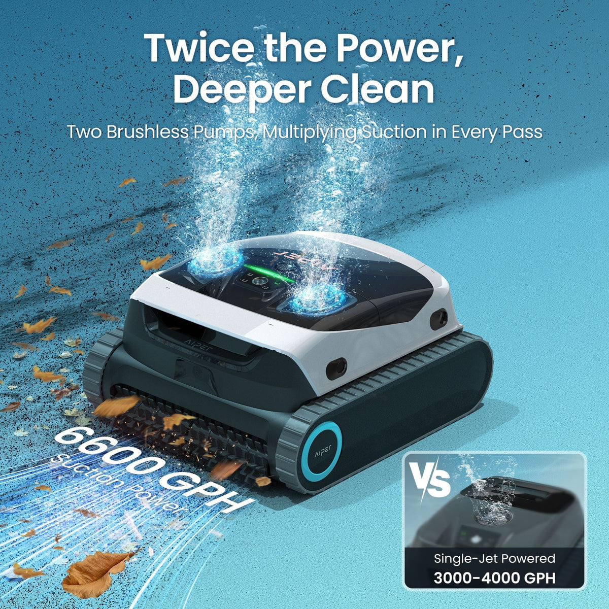 Scuba N1 Max Cordless Robotic In-Ground Robotic Pool Cleaner for In-Ground Pools up to 2150 sq. Ft U0R3 - product image 5