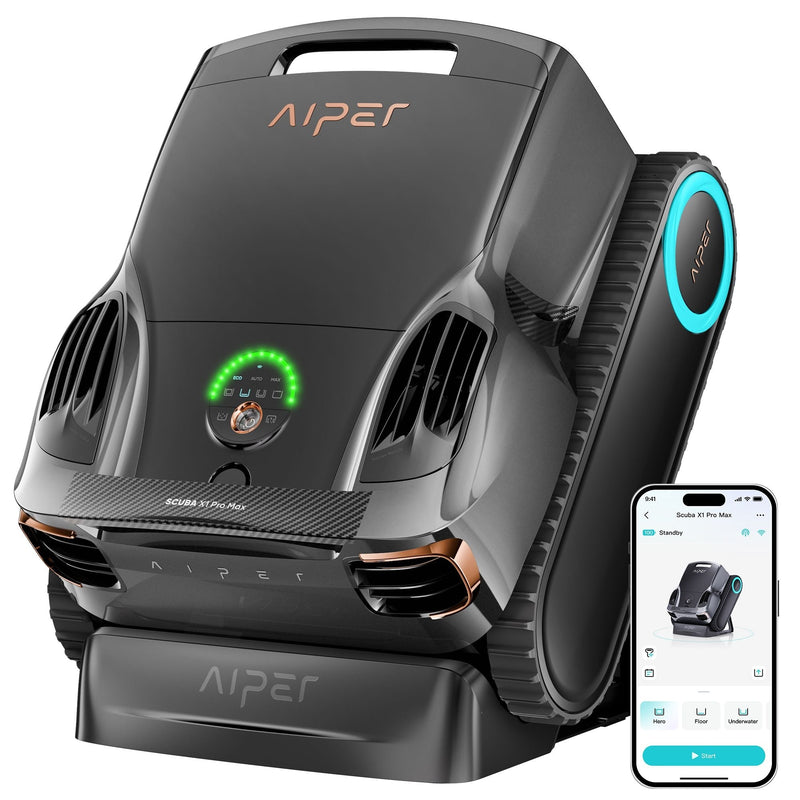 X1 Pro Max All‑In‑One Smart Cordless Robotic Pool Cleaner for Comprehensive Pool Care A8H4