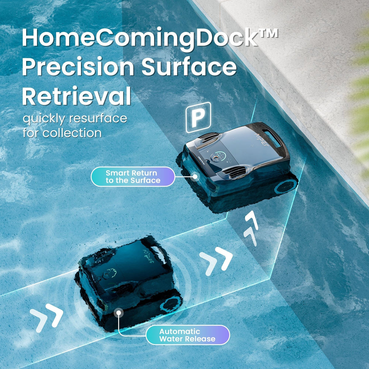 X1 Pro Max All‑In‑One Smart Cordless Robotic Pool Cleaner for Comprehensive Pool Care A8H4 - product image 4