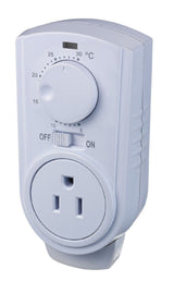 Heater Electric Heater with Plug-in Thermostat, 600W, White I2A4 - product image 7