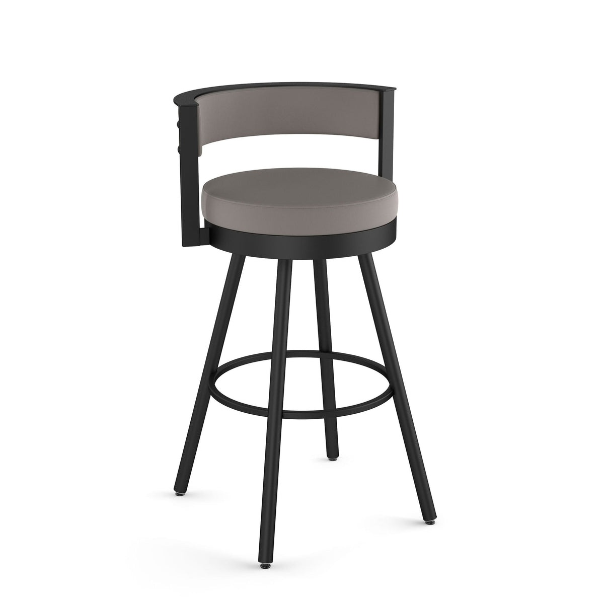 Eller Swivel Bar Stool with Padded Backrest, Multiple Colours, 30-in N7U6 - product image 1