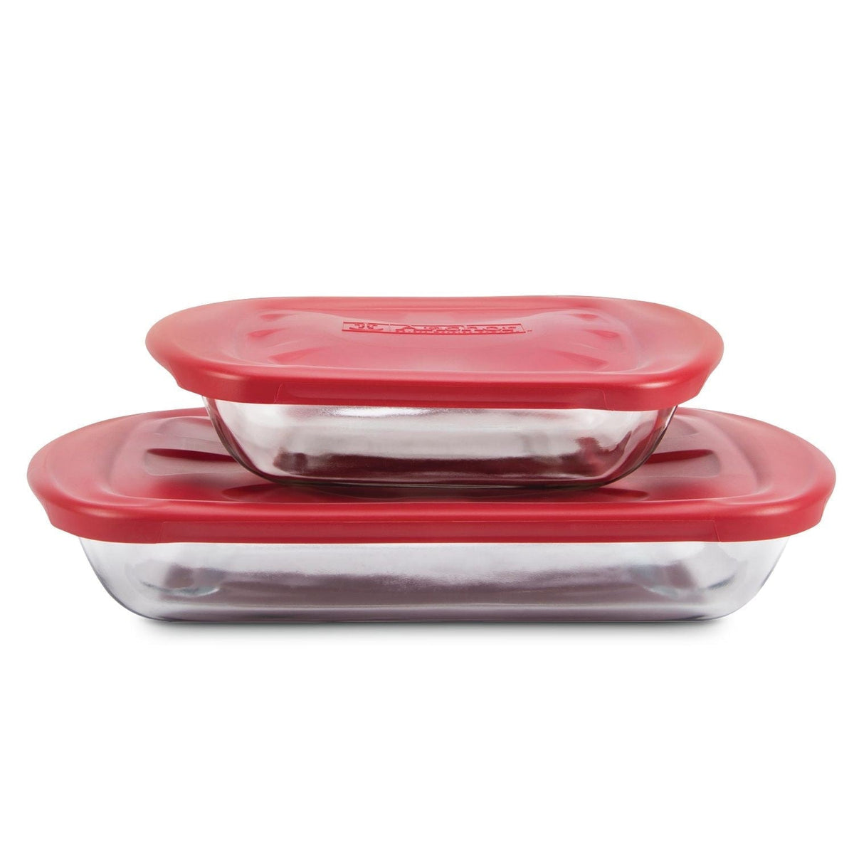 Glass Bake 'n' Keep Set with Plastic Lids, 4-pc A1N4 - product image 1