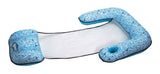 Inflatable 3-in-1 Luxury Travel Pool Float/Lounger, Blue, 57 x 36-in W7T3 - product image 1