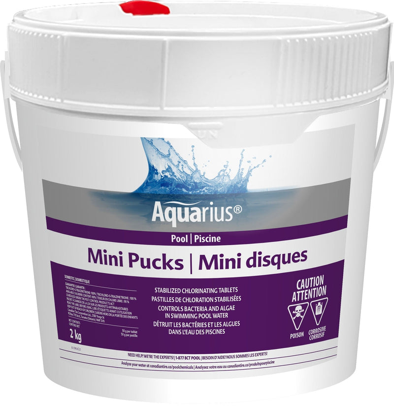 Mini Pucks Stabilized Chlorine Tablets, 2-kg Y2B7