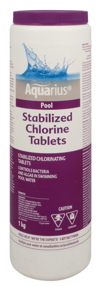 Stabilized Chlorine Tablets, 1-kg A9R4