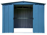Classic Galvanized Steel Storage Shed, Blue Grey, 8-ft x 6-ft E2Y0 - product image 4