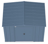Classic Galvanized Steel Storage Shed, Blue Grey, 8-ft x 6-ft E2Y0 - product image 8