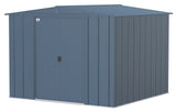 Classic Galvanized Steel Storage Shed, Blue Grey, 8-ft x 8-ft D6G9 - product image 1