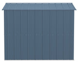 Classic Galvanized Steel Storage Shed, Blue Grey, 8-ft x 8-ft D6G9 - product image 5