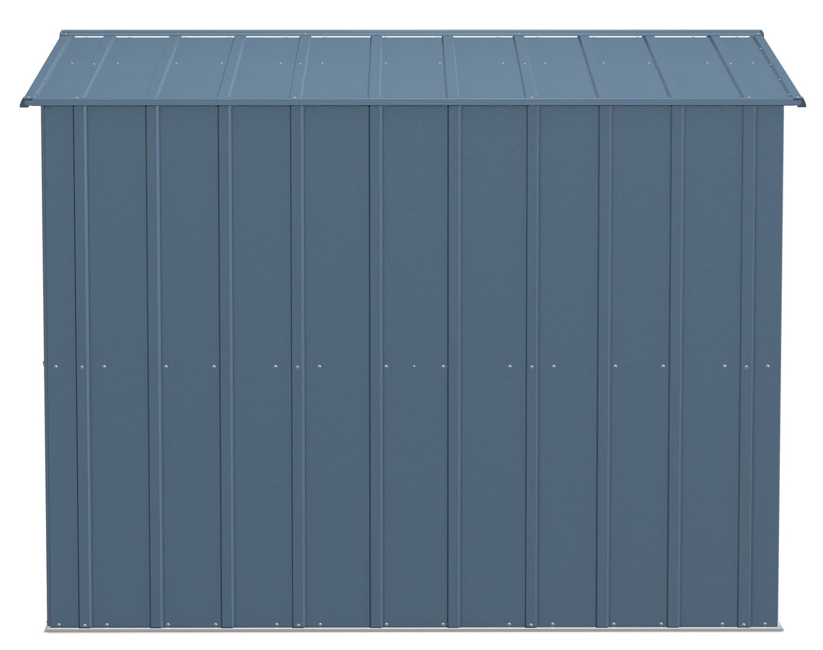 Classic Galvanized Steel Storage Shed, Blue Grey, 8-ft x 8-ft D6G9 - product image 5