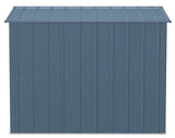 Classic Galvanized Steel Storage Shed, Blue Grey, 8-ft x 8-ft D6G9 - product image 6