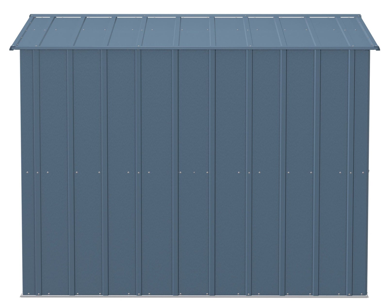 Classic Galvanized Steel Storage Shed, Blue Grey, 8-ft x 8-ft D6G9 - product image 6