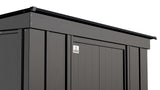 Classic Galvanized Steel Storage Shed, Charcoal, 10-ft x 4-ft G6A5 - product image 7