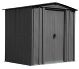 Classic Galvanized Steel Storage Shed, Charcoal, 6-ft x 5-ft L2A5 - product image 1