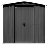 Classic Galvanized Steel Storage Shed, Charcoal, 6-ft x 5-ft L2A5 - product image 5