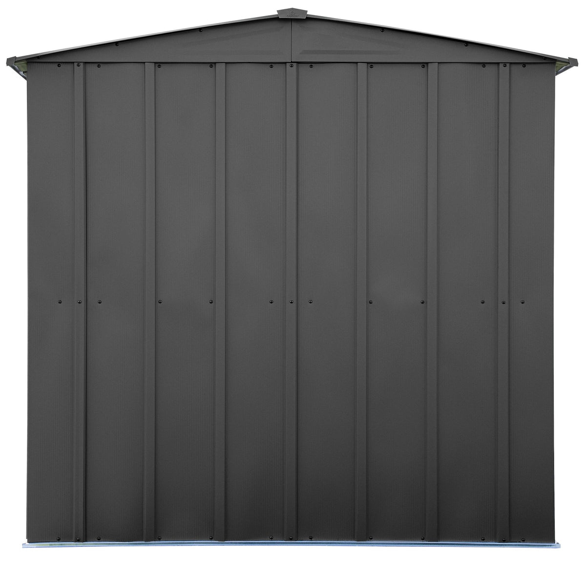 Classic Galvanized Steel Storage Shed, Charcoal, 6-ft x 5-ft L2A5 - product image 8