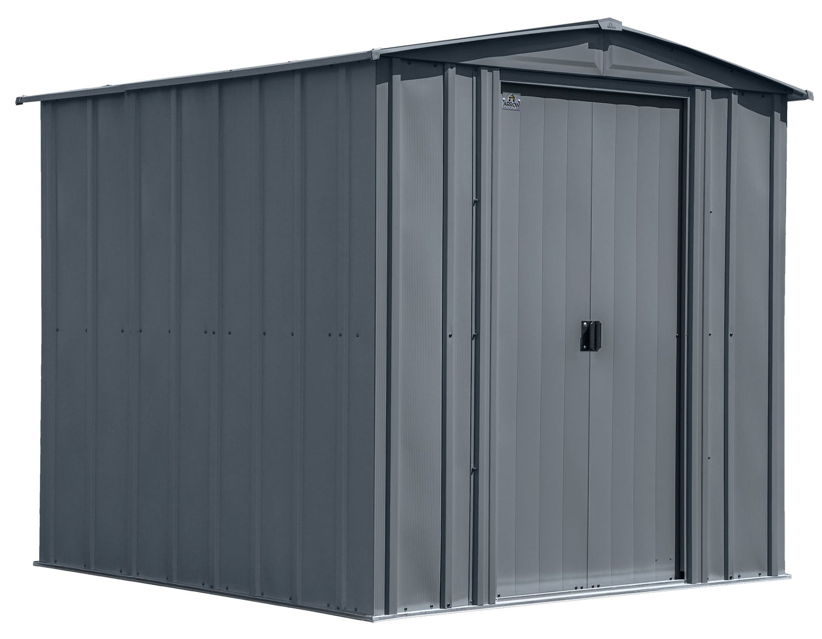 Classic Galvanized Steel Storage Shed, Charcoal, 6-ft x 7-ft K8S1 - product image 3