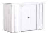 Classic Galvanized Steel Storage Shed, Flute Grey, 8-ft x 4-ft R7X5 - product image 1