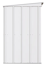 Classic Galvanized Steel Storage Shed, Flute Grey, 8-ft x 4-ft G0S7 - product image 4