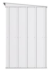 Classic Galvanized Steel Storage Shed, Flute Grey, 8-ft x 4-ft R7X5 - product image 5