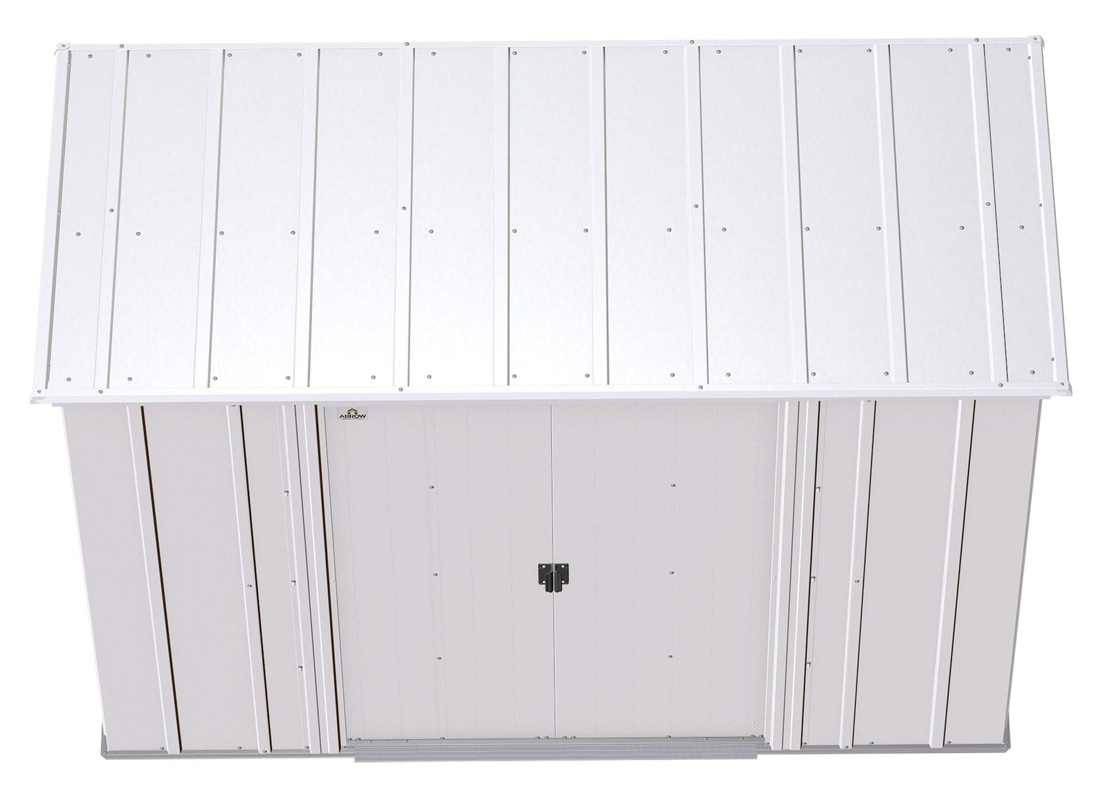 Classic Galvanized Steel Storage Shed, Flute Grey, 8-ft x 4-ft R7X5 - product image 6