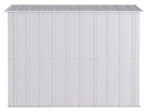 Classic Galvanized Steel Storage Shed, Flute Grey, 8-ft x 8-ft Y4K5 - product image 5
