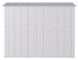 Classic Galvanized Steel Storage Shed, Flute Grey, 8-ft x 8-ft Y4K5 - product image 6