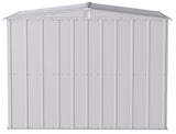 Classic Galvanized Steel Storage Shed, Flute Grey, 8-ft x 8-ft Y4K5 - product image 7