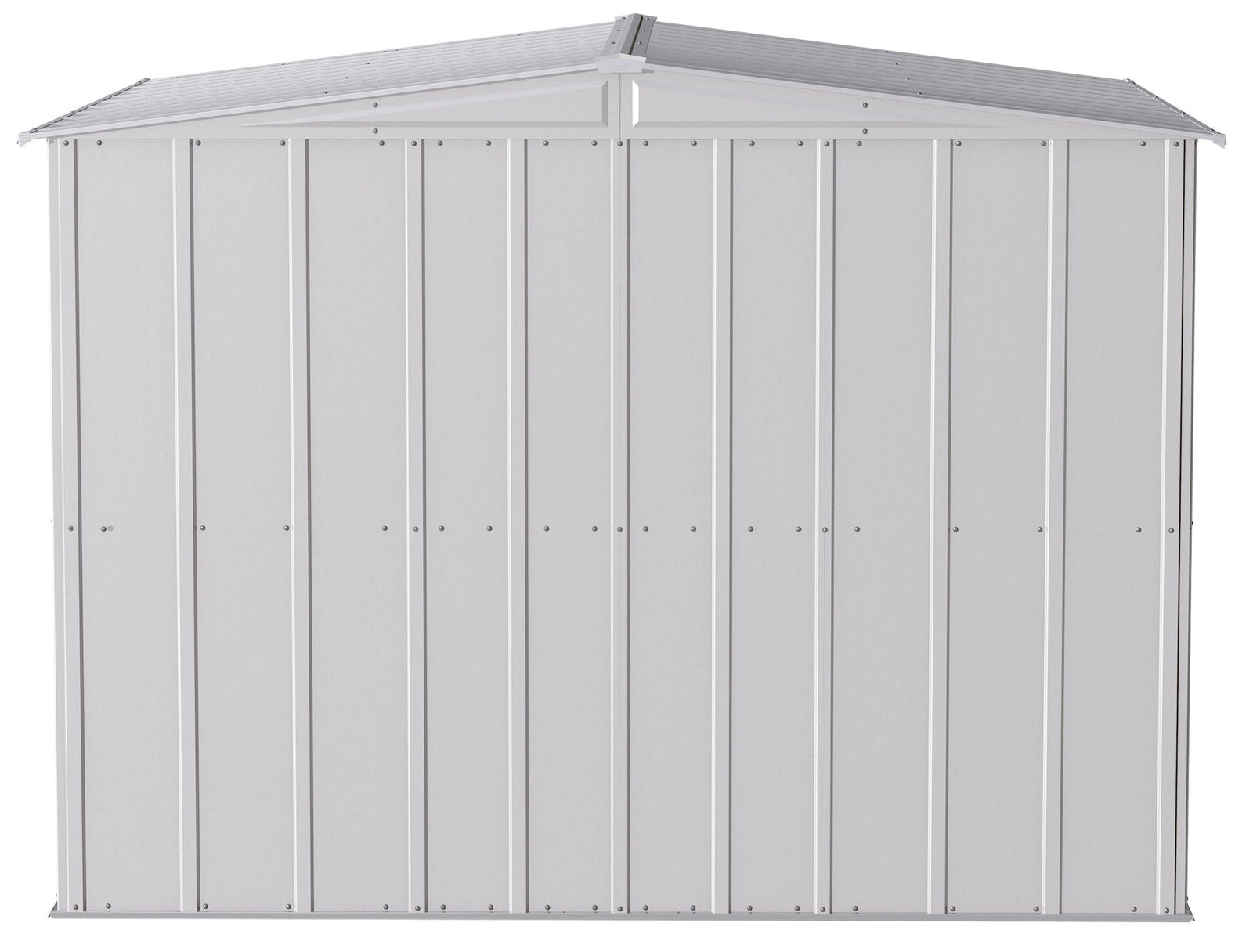 Classic Galvanized Steel Storage Shed, Flute Grey, 8-ft x 8-ft Y9I7 - product image 7