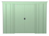 Classic Galvanized Steel Storage Shed, Sage Green, 8-ft x 4-ft R1Q5 - product image 3
