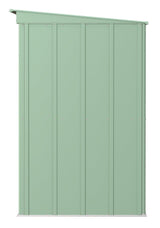 Classic Galvanized Steel Storage Shed, Sage Green, 8-ft x 4-ft R1Q5 - product image 4