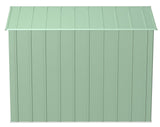 Classic Galvanized Steel Storage Shed, Sage Green, 8-ft x 4-ft R1Q5 - product image 7