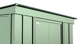Classic Galvanized Steel Storage Shed, Sage Green, 8-ft x 4-ft R1Q5 - product image 8
