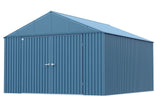 Elite 12x14-ft Blue Grey Corrosion-Resistant Steel Shed B3F0 - product image 1
