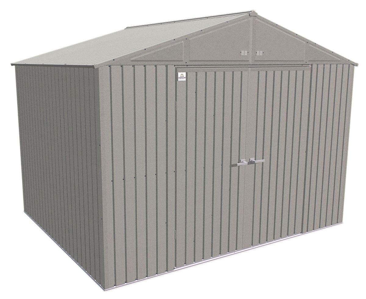 Elite 12x16-ft Cool Grey Corrosion-Resistant Steel Shed K6J3 - product image 1