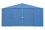 Elite 14x14-ft Corrosion-Resistant Blue Grey Steel Shed I8L5 - product image 1
