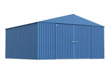 Elite 14x14-ft Corrosion-Resistant Blue Grey Steel Shed I8L5 - product image 3