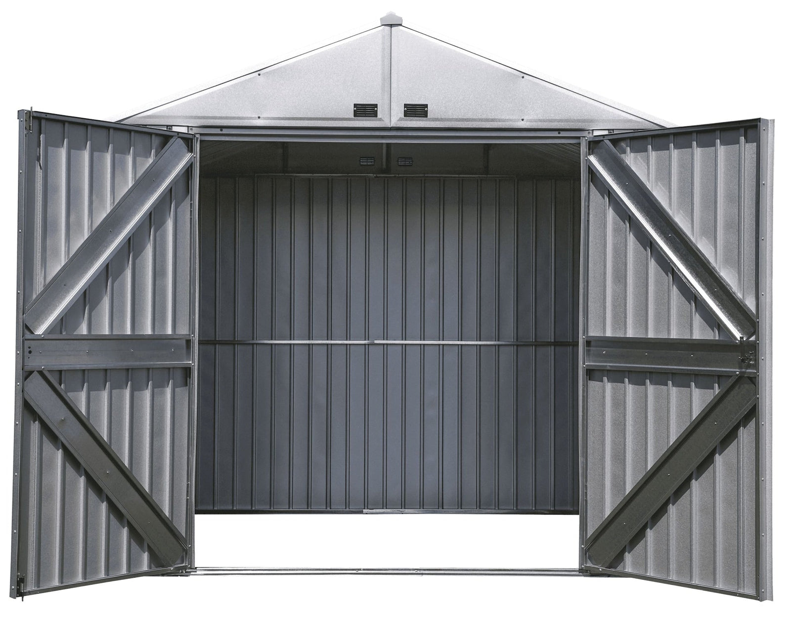 Elite 8x6-ft Corrosion-Resistant Steel Storage Shed Y1X4 - product image 6